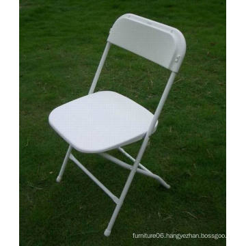 Plastic Party Folding Chair with Metal Frame